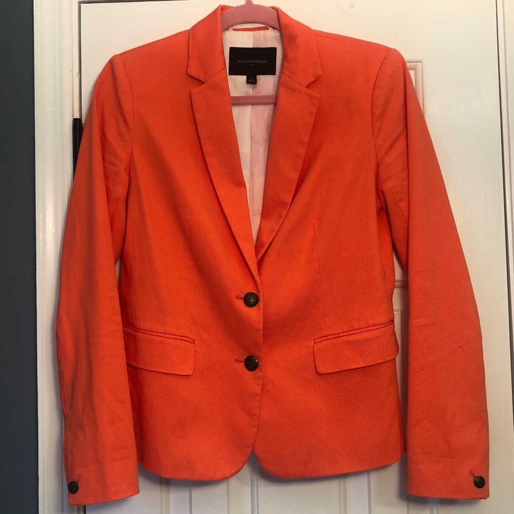Banana Republic Textured Lightweight Blazer